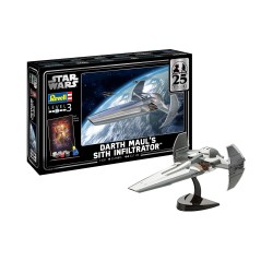 Star Wars Episode I Model Kit Gift Set 1/120 Darth Maul's Sith Infiltrator 22 Cm Star Wars Episode I Model Kit Gift Set 1/120 Darth Maul's Sith Infiltrator 22 Cm
