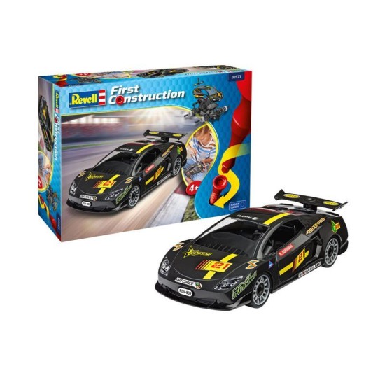 Racing Car Black Revell First Construction  Bouwpakket Voor 4+ Jaar