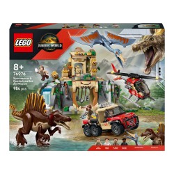 Lego Jurassic World 76976 Spinosaurus En Quetzalcoatlus Luchtmissie Lego Jurassic World 76976 Spinosaurus En Quetzalcoatlus Luchtmissie