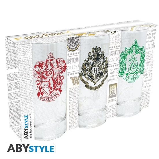 Harry Potter - 3 Glass Set X2
