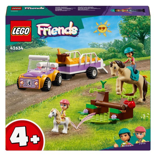 Lego Friends 42634 Paard En Pony Aanhangwagen Lego Friends 42634 Paard En Pony Aanhangwagen