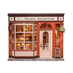 Cutebee 3D Diy Huisje Thames Bookstore Cwgb405 22143177Cm Cutebee 3D Diy Huisje Thames Bookstore Cwgb405 22143177Cm