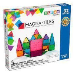Magna-Tiles® Clear Colors 32 Piece Set Magna-Tiles® Clear Colors 32 Piece Set