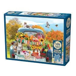 Cobble Hill Puzzle 500 Pieces - Country Truck In Autumn Cobble Hill Puzzle 500 Pieces - Country Truck In Autumn