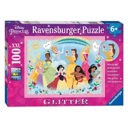 Disney Prinses Glitterpuzzel 100St. Xxl Disney Prinses Glitterpuzzel 100St. Xxl