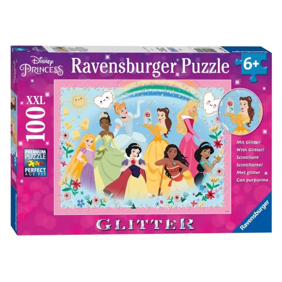 Disney Prinses Glitterpuzzel 100St. Xxl