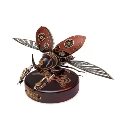 Robotime 3D Diy Kunststof Bouwpakket Rhinoceros Kever/Beetle Mi01 116X19X96Cm