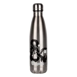 Dungeons And Dragons Thermo Water Bottle Logo Silver Dungeons And Dragons Thermo Water Bottle Logo Silver