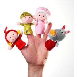 Lilliputiens - Vingerpopjes Roodkapje Lilliputiens - Vingerpopjes Roodkapje