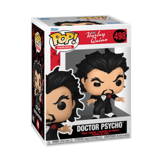 Harley Quinn Animated Series Pop! Heroes Vinyl Figure Doctor Psycho 9 Cm