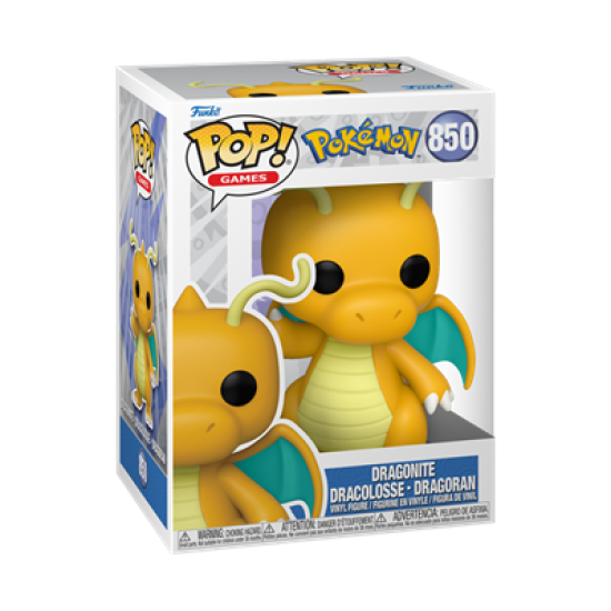 Pokemon Pop! Games Vinyl Figure Dragonite(Emea) 9 Cm