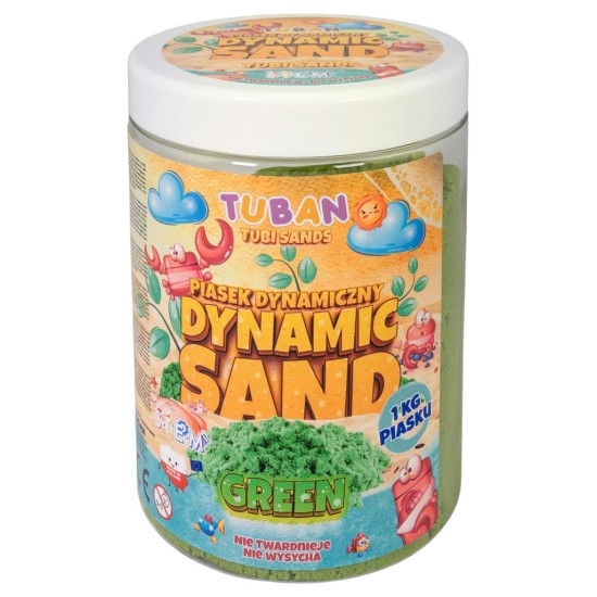 Tuban Sands - Dynamic Sand - Groen 1Kg Tuban Sands - Dynamic Sand - Groen 1Kg