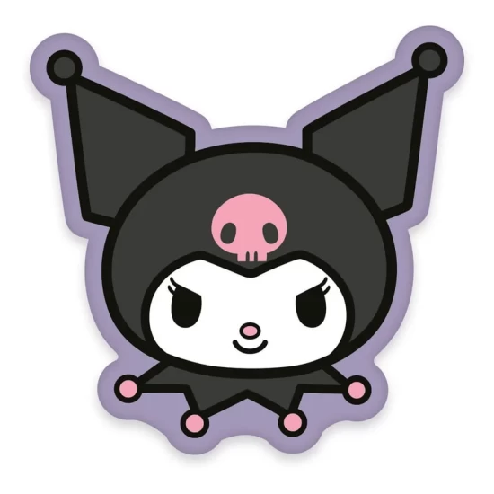 Sanrio Pillow Kuromi Face 36 Cm