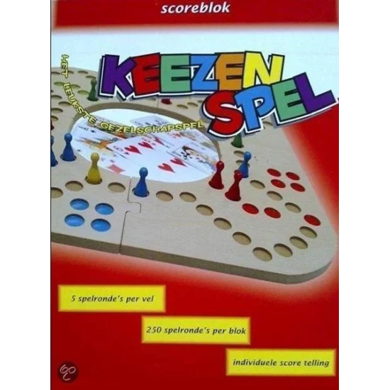 Scoreblok Keezen Scoreblok Keezen