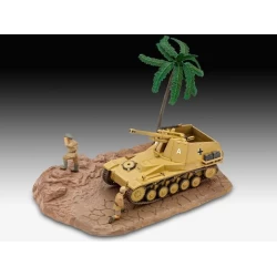 First Diorama Set - Sd.kfz. 124 Wespe Revell Modelbouwpakket First Diorama Set - Sd.kfz. 124 Wespe Revell Modelbouwpakket