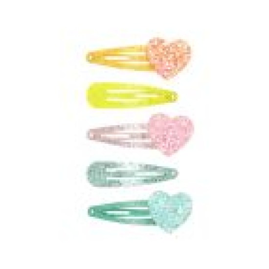 Haarclips Heloise Hart (5 Stuks Kaartje 1 Kaartje)