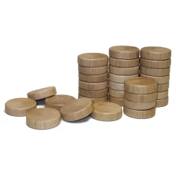 Sjoelstenen-Set 30St.wedstr.52Mm.holgedr Sjoelstenen-Set 30St.wedstr.52Mm.holgedr