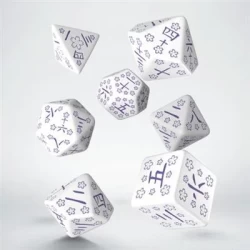 Japanese Dice Set – Blue Star Lotus (7 Stuks) Japanese Dice Set – Blue Star Lotus (7 Stuks)