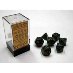 Dice Set Opa Poly Dust Green/Copper (7)