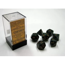 Dice Set Opa Poly Dust Green/Copper (7) Dice Set Opa Poly Dust Green/Copper (7)