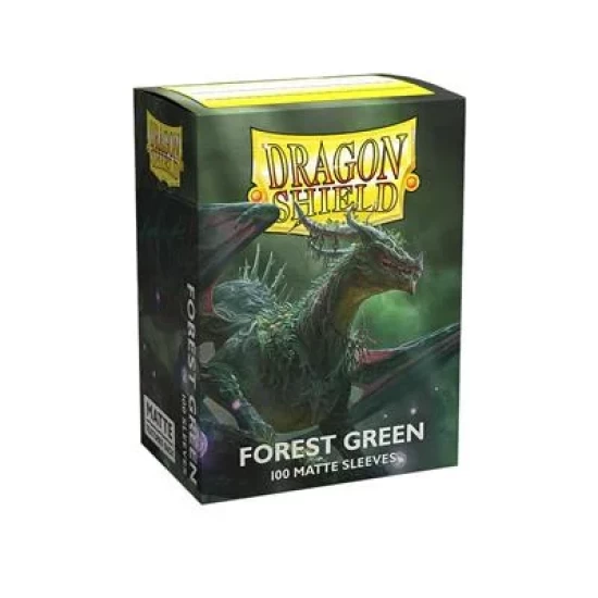 Sleeves Dragon Shield Forest Green (100Ct)
