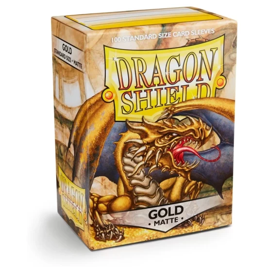 Sleeves Dragon Shield Matte - Gold (100Ct)