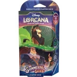 Lorcana Shimmering Skies Starterdeck Emerald Steel Lorcana Shimmering Skies Starterdeck Emerald Steel