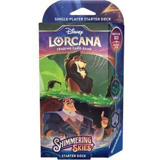 Lorcana Shimmering Skies Starterdeck Emerald Steel