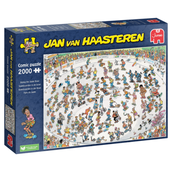 Jan Van Haasteren Legpuzzel - Skateboarden In De Bowl 2000St.