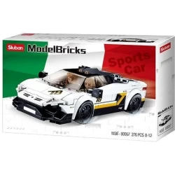 Sluban Italiaanse Supercar Wit Sluban Italiaanse Supercar Wit
