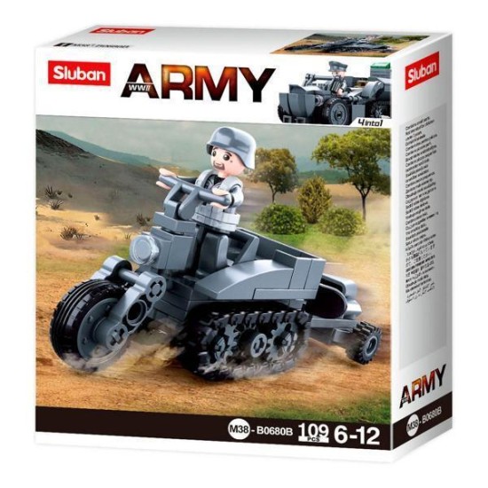 Sluban Wwii - Motor Met Tracks