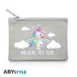 Lapins Cretins - Cosmetic Case - Lapicorne - Grey Lapins Cretins - Cosmetic Case - Lapicorne - Grey