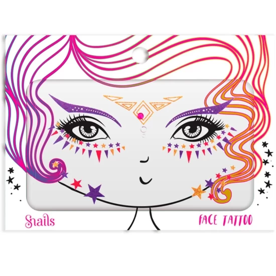 Snails - Face Tattoo Fee Snails - Face Tattoo Fee