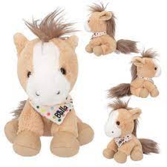 Snukis Knuffel Paard Bella 18 Cm
