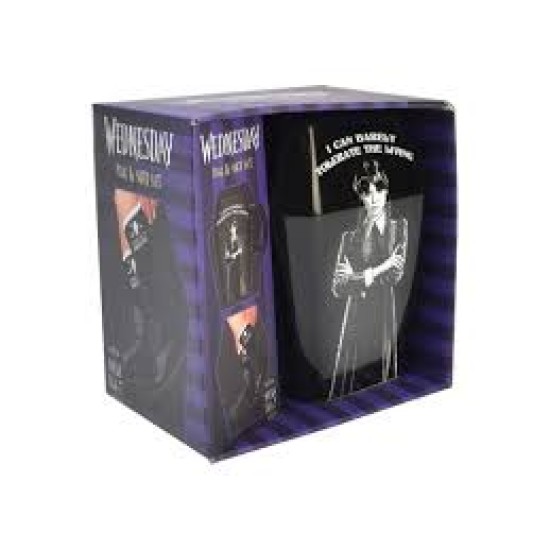 Wednesday Mug & Sock Set - Coffin Mug