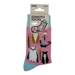 Socks - Animals On Pink