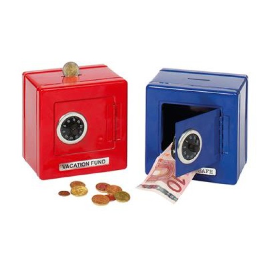 Spaarpot - Brandkast Rood