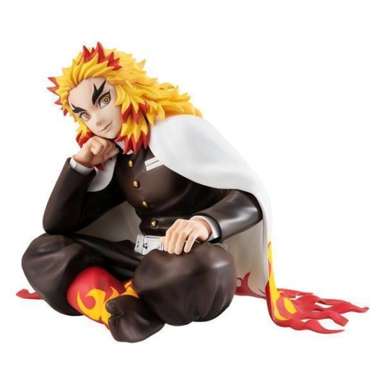 Demon Slayer Kimetsu No Yaiba G.e.m. Pvc Statue Rengoku Palm Size 9 Cm