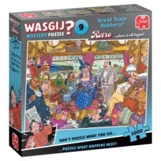 Wasgij Retro Mystery 9 – De Grote Treinroof! (1000)