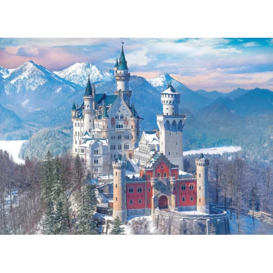 Neuschwanstein Castle In Winter (1000) (Winter)