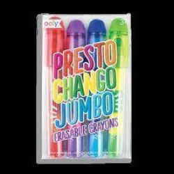 Ooly - Presto Chango Jumbo Erasable Crayons
