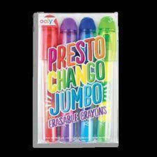 Ooly - Presto Chango Jumbo Erasable Crayons