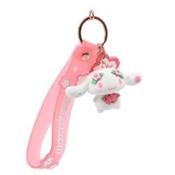 Sanrio Sakura Series Keychains With Hand Strap Hello Kitty And Friends Sanrio Sakura Series Keychains With Hand Strap Hello Kitty And Friends