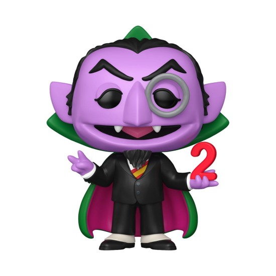 Sesame Street Pop! Tv Vinyl Figure The Count 9 Cm