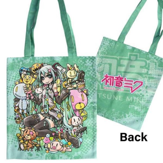 Hatsune Miku Tote Bag Hatsune Miku  And  Wild Friends