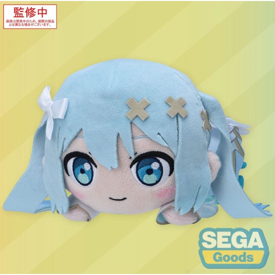 Colorful Stage! The Movie: A Miku Who Can't Sing Nesoberi Lay-Down Plush Figure Hatsune Miku Unshuttered Sekai 16 Cm