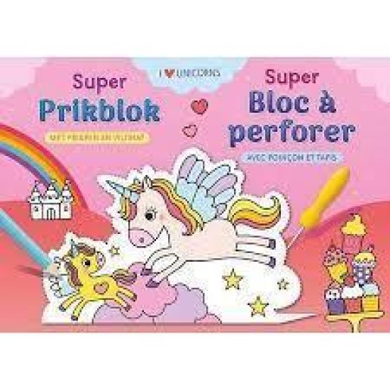 Super Prikblok I Love Eenhoorns