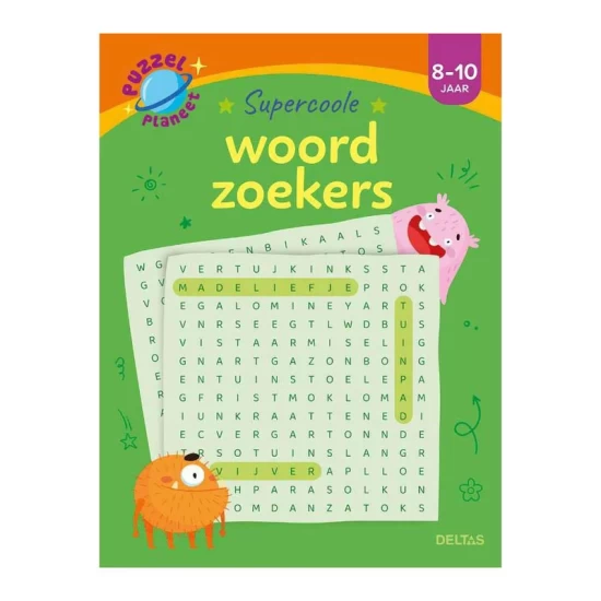 Puzzelplaneet - Supercoole Woordzoekers (8-10 J.)