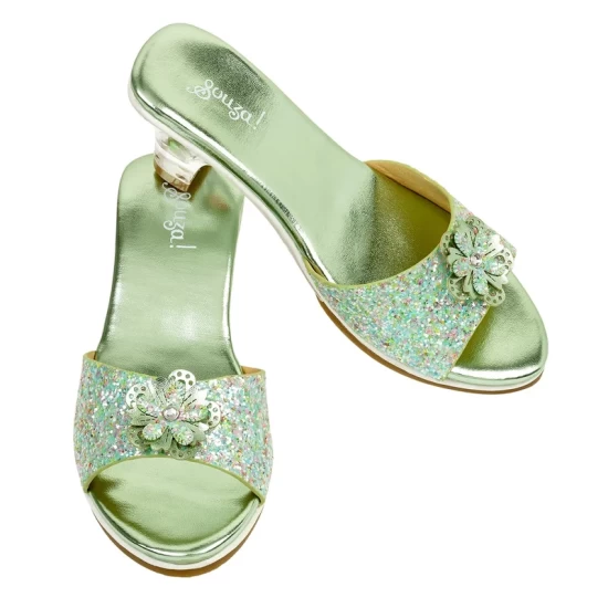 Slipper H.hak Pipa Mint Groen Metallic Maat 27/28 (1 Paar)