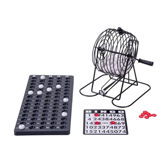 Bingomolen Zwart Metaal 13.5 Cm Set Compleet
